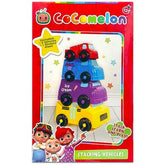 Cocomelon Stacking Vehicles with Sticker Sheet - Colorland Toys